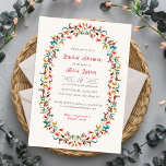 Modern Romantic Elegant FloralWreath Bridal Shower Invitation<br><div class="desc">Beautiful Invitation to celebrate Special occasions and festivals comes with digital and E-invitation as per your request. We would love to replicate our designs to make multiple products like rsvp cards, labels envelopes, and more. Customization is available for ready to print on request at info@shamaurcreatif@gmail.com Look Forward to hearing from...</div>