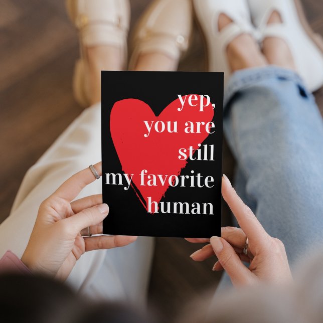 Modern Romantic Lovely Quote Holiday Card (Creator Uploaded)