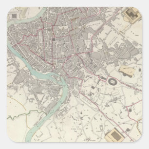 Modern Rome Square Sticker