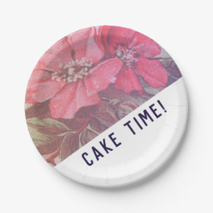 Modern Rose Desert Plates