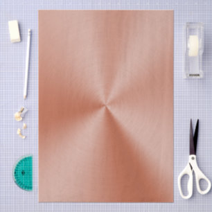 Modern Rose Gold Abstract Metallic Texture Tissue Paper