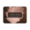 Modern rose gold brushstroke rustic wood makeup