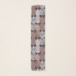 Modern Rose Gold Glitter Pink Pineapples Pattern Scarf<br><div class="desc">This elegant and modern design is a marrying between tropical summer elements and chic modern elements. It features a faux printed rose gold sparkly glitter, rose gold foil, black and white marble, and blush pink pineapple collage pattern. It's stylish, trendy, luxurious, glamourous, and chic! ***IMPORTANT DESIGN NOTE: For any custom...</div>