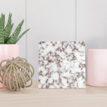 Modern Rose Gold Grey White Marble Tile<br><div class="desc">This ceramic tile features a modern faux marble texture in rose gold,  grey,  and white.</div>