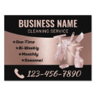 Modern Rose Gold House Cleaning Maid Service