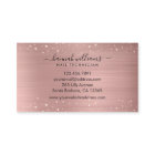 Modern Rose Gold Nail Technician 