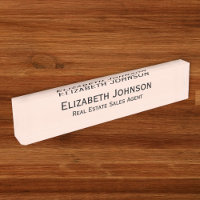 Modern Rose Gold Professional Business Executive