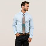 Modern Rose Gold Teal Green Pineapple Pattern Tie<br><div class="desc">This modern and chic pattern is a fusion of tropical and elegant elements. It features a faux printed rose gold foil hand-drawn pineapple illustration pattern on top of a dark teal green background. it's an elegant and pretty choice for the summer season. ***IMPORTANT DESIGN NOTE: For any custom design request...</div>