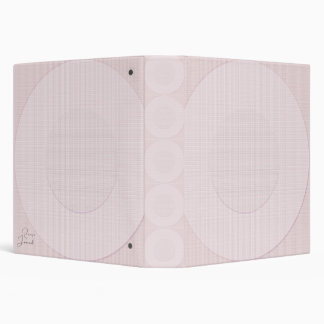 Modern Rose Pink Pastel Bg Pattern Binder