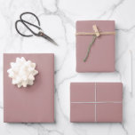Modern Rosy Brown Solid Colour Wrapping Paper Sheet<br><div class="desc">The Modern Rosy Brown Solid Colour Wrapping Paper Sheets feature a warm, inviting rosy brown hue with a clean and modern design. The solid colour adds a touch of understated elegance to your gift presentations, making it suitable for various occasions. This wrapping paper combines simplicity with a sophisticated tone for...</div>