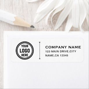 Modern Round Business Promotional Return Address
