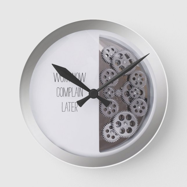 Modern Round Clock (Front)