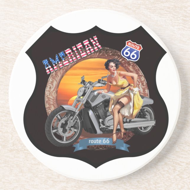 Modern route 66 Coaster (Front)