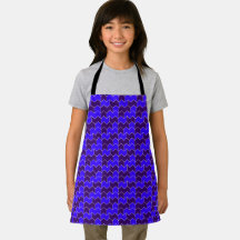 Modern Royal Blue and Purple Geometric Zigzag 