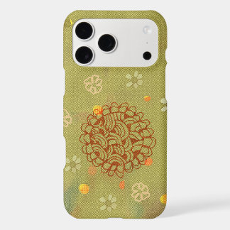 Modern Rust Green Sun Blossom