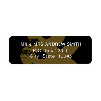 Modern Rustic Ampersand Return Address Labels