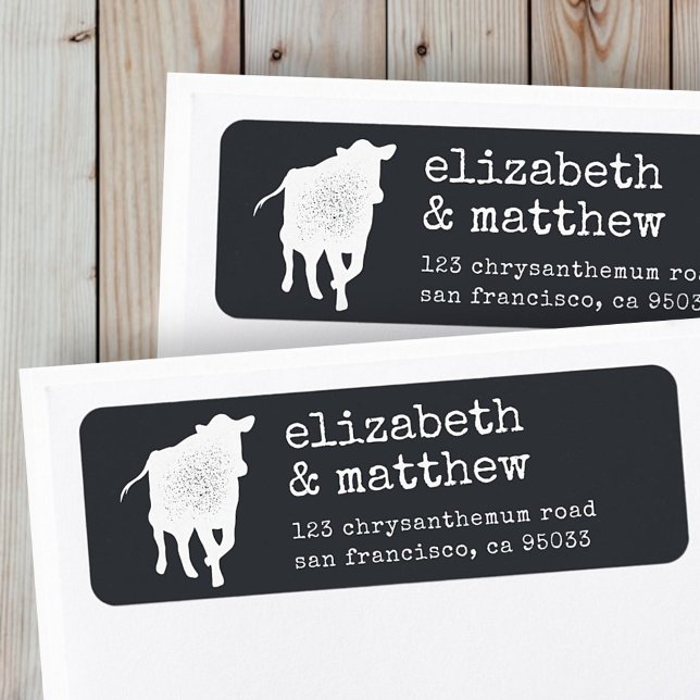 Modern Rustic Country Farmhouse Wedding Address (Creator Uploaded)