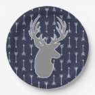 Modern Rustic Grey Deer & White Arrows