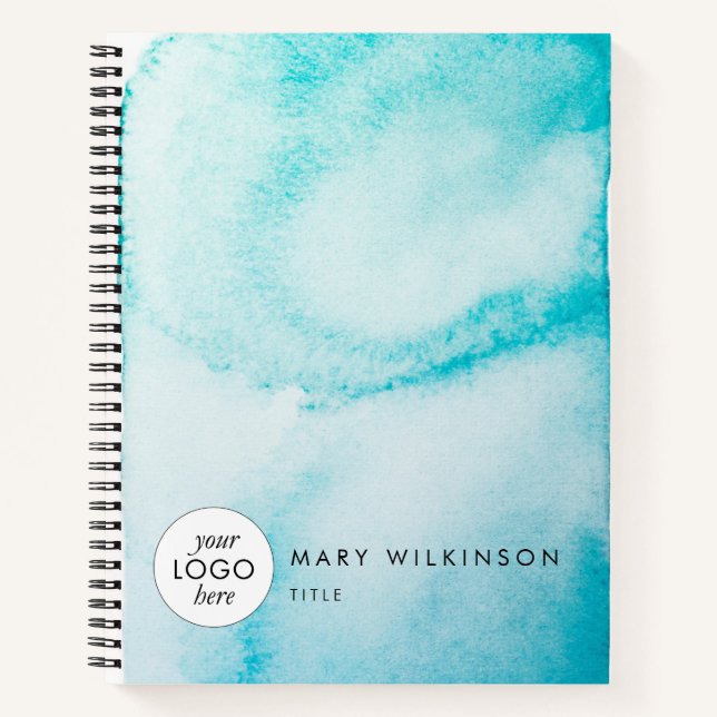 Modern Rustic Masculine Mountain Tree Arborist Notebook (Front)