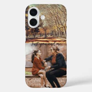 Modern rustic style photgraphy Personalized Cute iPhone 16 Case