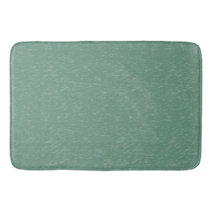 Modern Sage Green and White Bath Mat