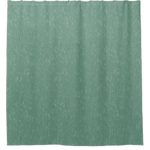 Modern Sage Green and White Shower Curtain