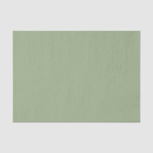 Modern Sage Green Plain Solid Colour Tissue Paper
