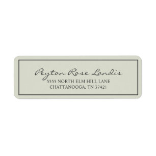 Modern Sage Green Script