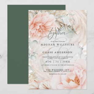 Modern Sage Green Watercolor   Invitation
