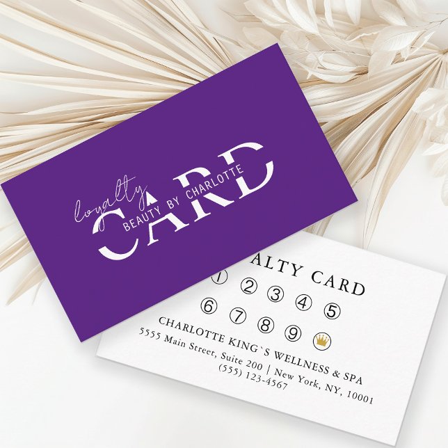 Modern, Salon,  10 - Loyalty Card (Creator Uploaded)