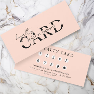 Modern, Salon,  10 - Loyalty Card