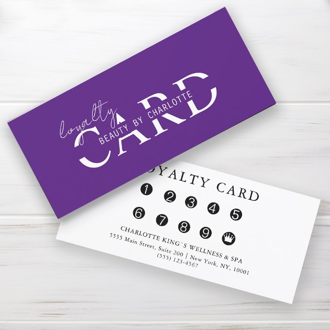 Modern, Salon,  10 - Loyalty Card (Creator Uploaded)