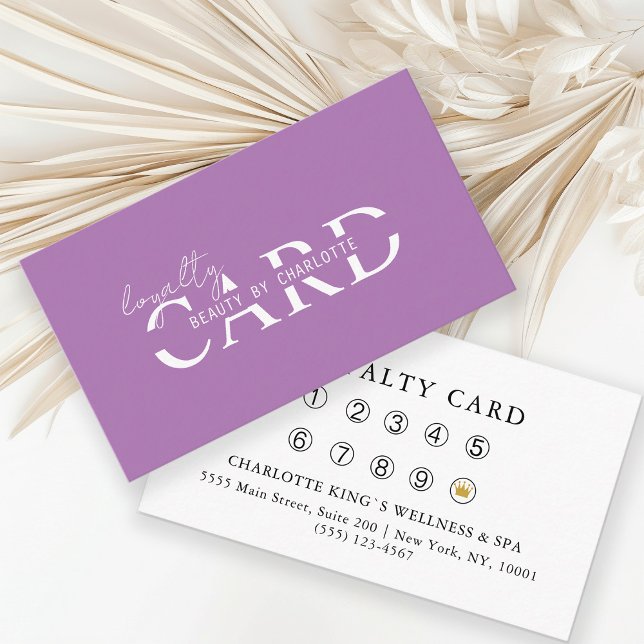 Modern, Salon,  10 - Loyalty Card (Creator Uploaded)