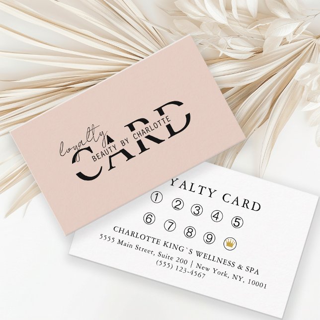 Modern, Salon,  10 - Loyalty Card (Creator Uploaded)