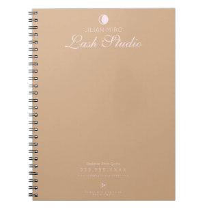 Modern Salon Beauty Eyelash Studio Notebook