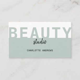 Modern Salon Business Card