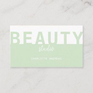 Modern Salon Business Card