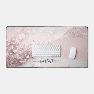 Modern, Salon, Glitter (Imitate) Desk Mat