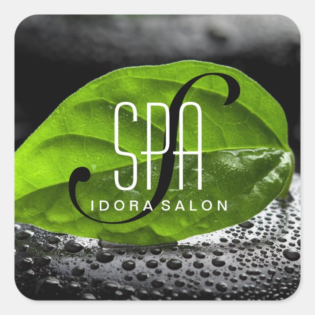 Modern Salon Stickers (Front)
