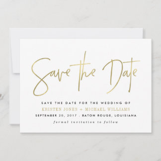 Modern Save the Date Announcements