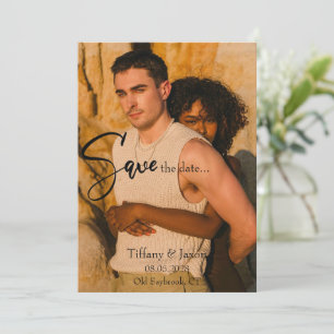 Modern Save The Date Invitation