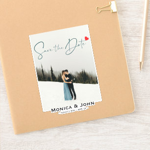 Modern Save the Date Photo Personalized