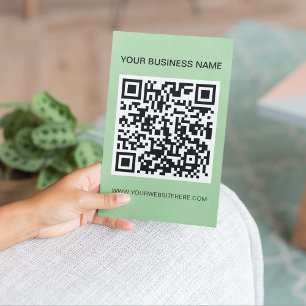 Modern Scannable QR Code Marketing Promo Flyer