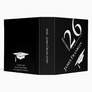 Modern School Colour Senior Year Graduation 3 Ring Binder