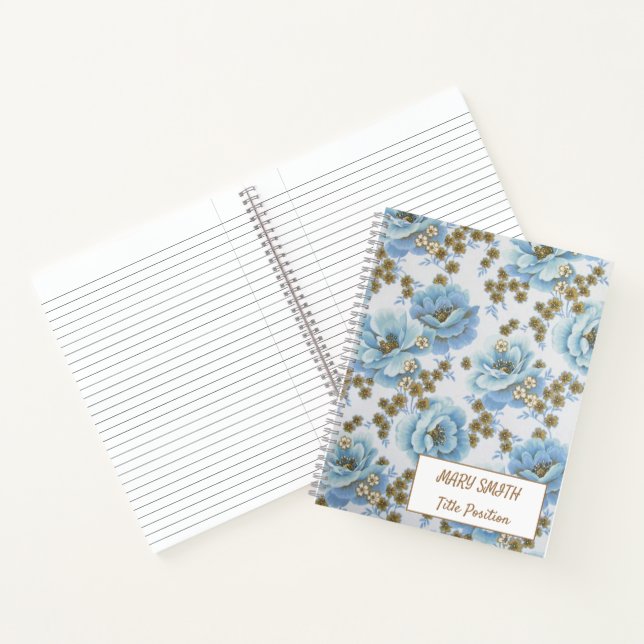 Modern School Floral Notebook (Inside)