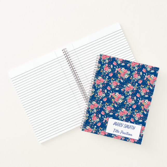 Modern School Floral Notebook (Inside)