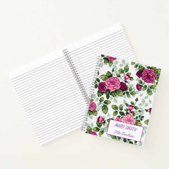 Modern School Floral Notebook (Inside)