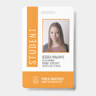 Modern School University Student ID Badge