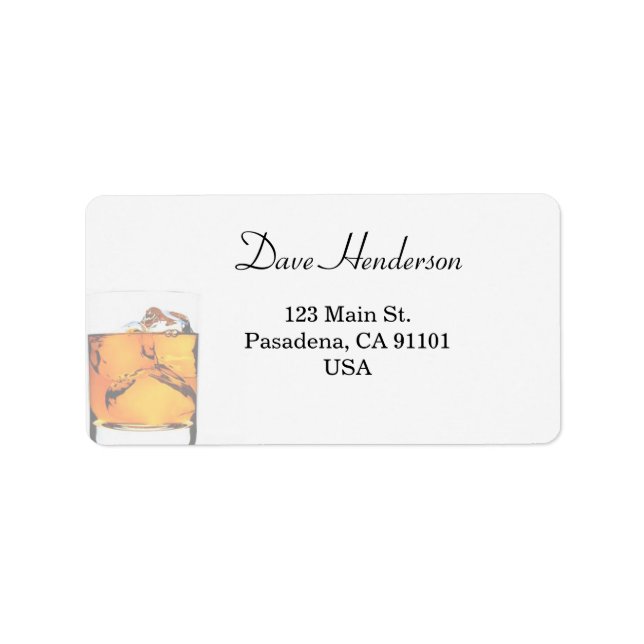 Modern Scotch Glass Label (Front)