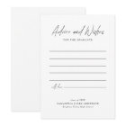 Modern Script Advice and Wishes Graduation